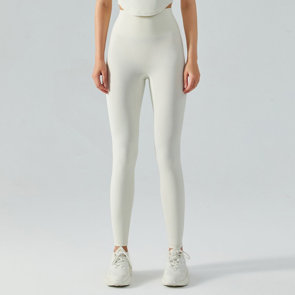 Ningbo Calorie Soft Peach Hip Yoga Pants Women s High Waist Hip Lifting Slimming Nude Tight Sports Fitness Pants image 18