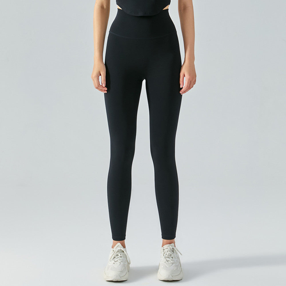 Ningbo Calorie Soft Peach Hip Yoga Pants Women s High Waist Hip Lifting Slimming Nude Tight Sports Fitness Pants image 39