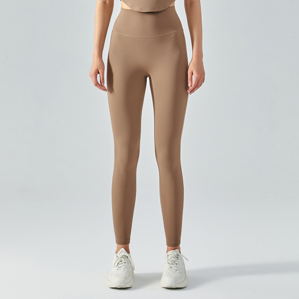 Ningbo Calorie Soft Peach Hip Yoga Pants Women s High Waist Hip Lifting Slimming Nude Tight Sports Fitness Pants image 54