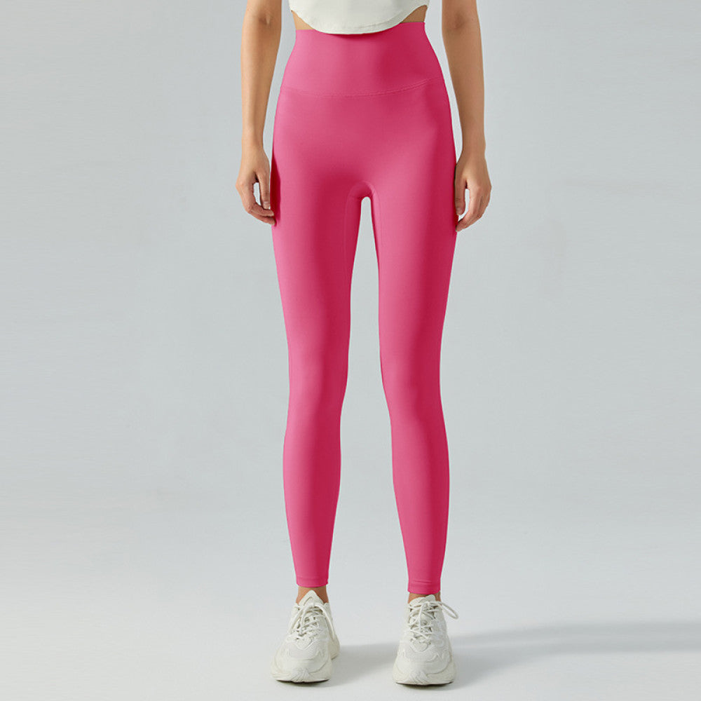 Ningbo Calorie Soft Peach Hip Yoga Pants Women s High Waist Hip Lifting Slimming Nude Tight Sports Fitness Pants image 98