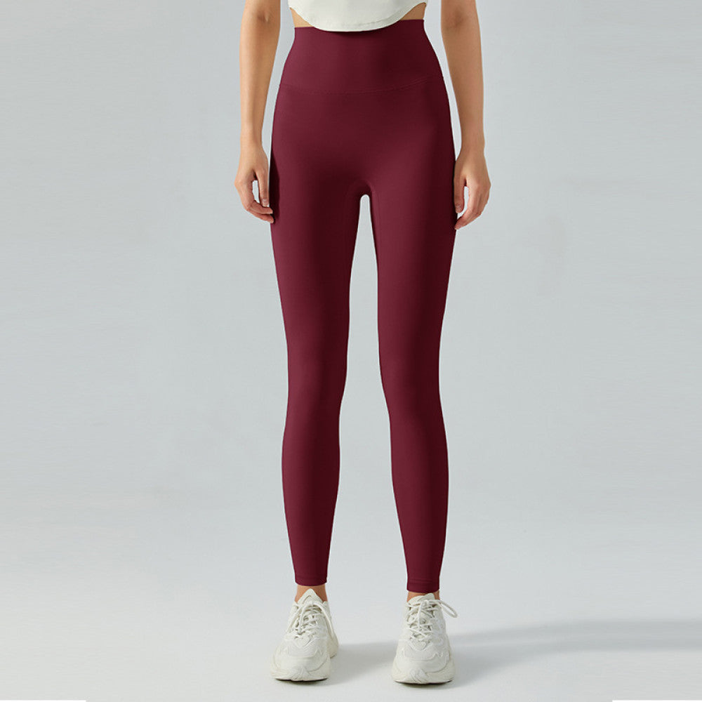 Ningbo Calorie Soft Peach Hip Yoga Pants Women s High Waist Hip Lifting Slimming Nude Tight Sports Fitness Pants image 148