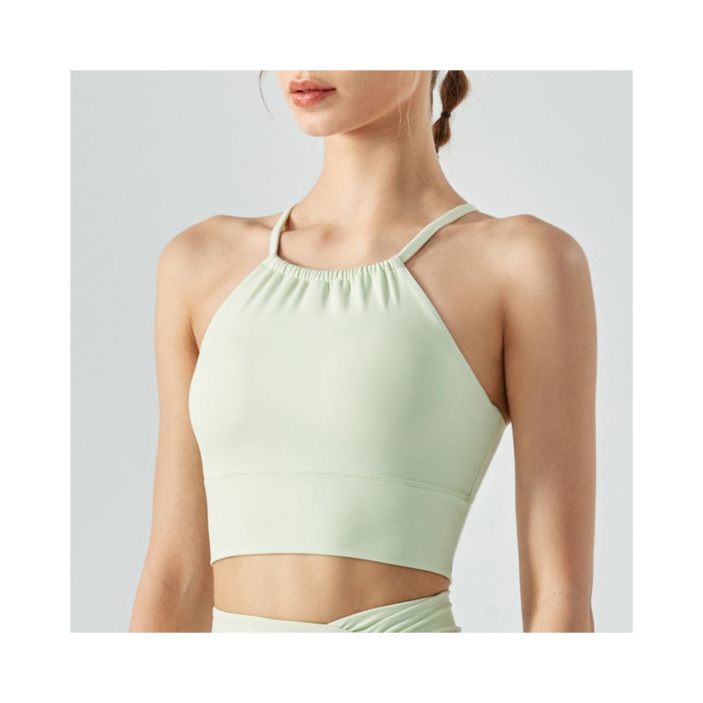 Yoyo Meat Göğüs Pedli Halter Yaka Yoga Atlet