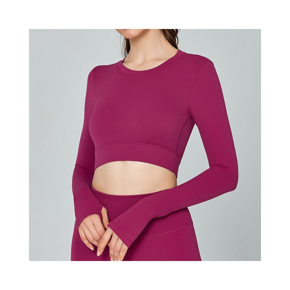 Yoyo Meat Sırt Detaylı Yoga Uzun Kollu Üst