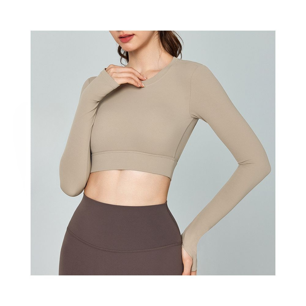 Yoyo Meat Sırt Detaylı Yoga Uzun Kollu Üst