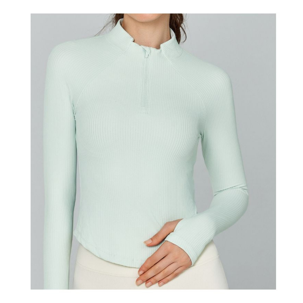 Yoyo Meat Fermuarlı Yaka Yoga Üstü