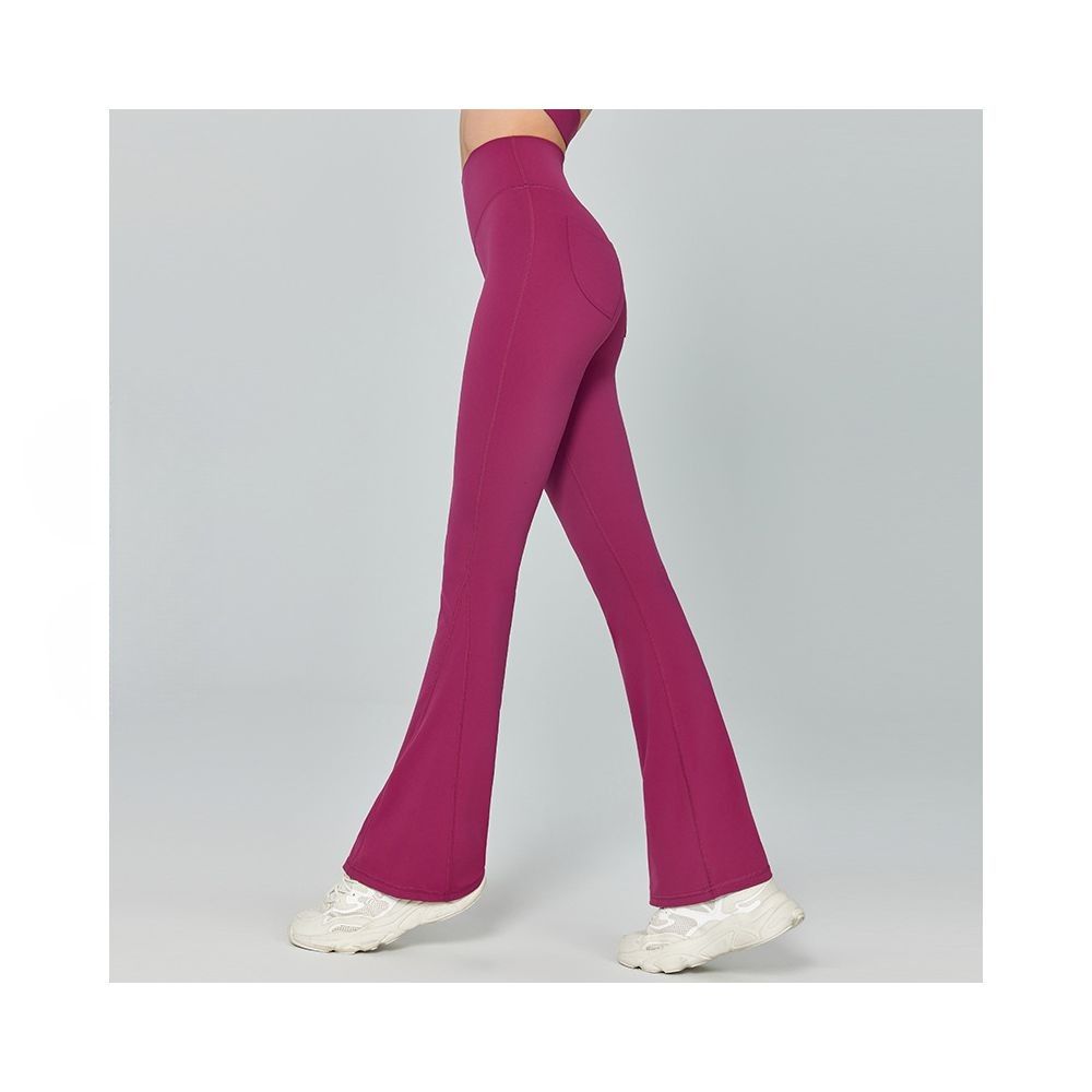 Yoyo Meat Yüksek Bel Yoga Geniş Paça Tayt