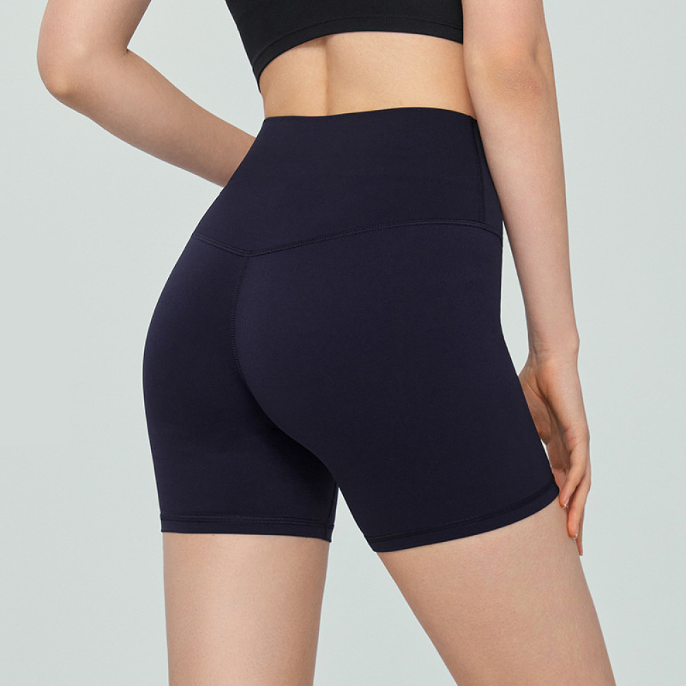 yoyo meat Yüksek Bel Nude Yoga Şortu 5 Kat Esnek Likralı