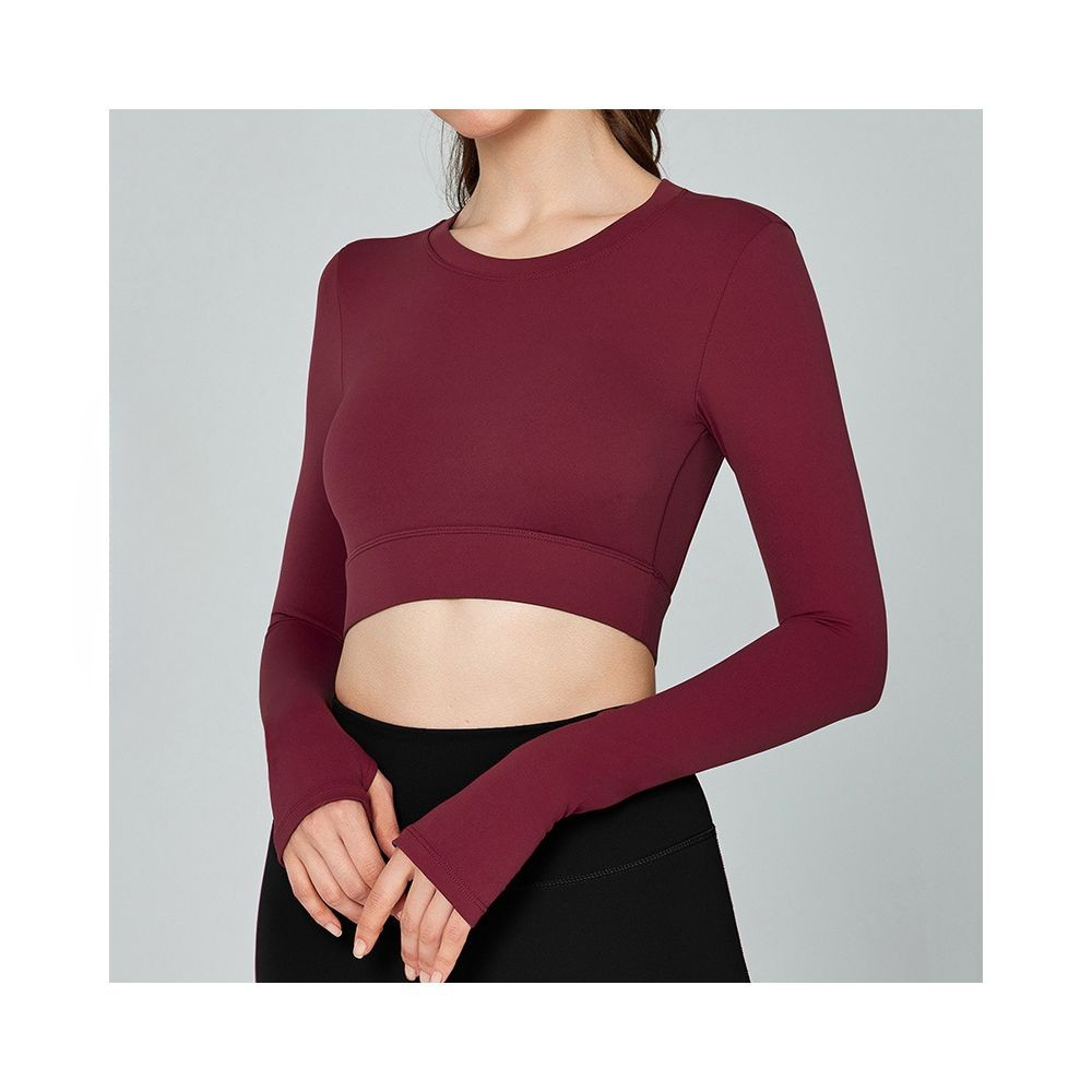 Yoyo Meat Sırt Detaylı Yoga Uzun Kollu Üst