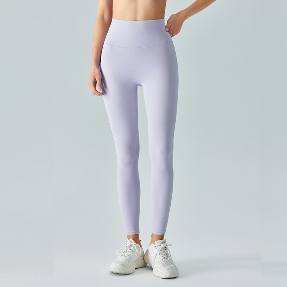 Ningbo Calorie Soft Peach Hip Yoga Pants Women s High Waist Hip Lifting Slimming Nude Tight Sports Fitness Pants image 6