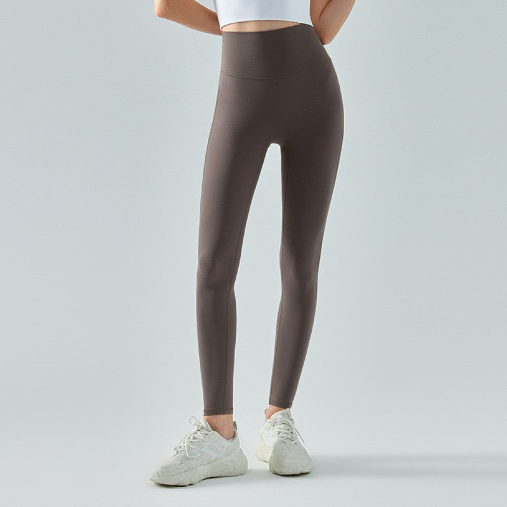 Ningbo Calorie Soft Peach Hip Yoga Pants Women s High Waist Hip Lifting Slimming Nude Tight Sports Fitness Pants image 43