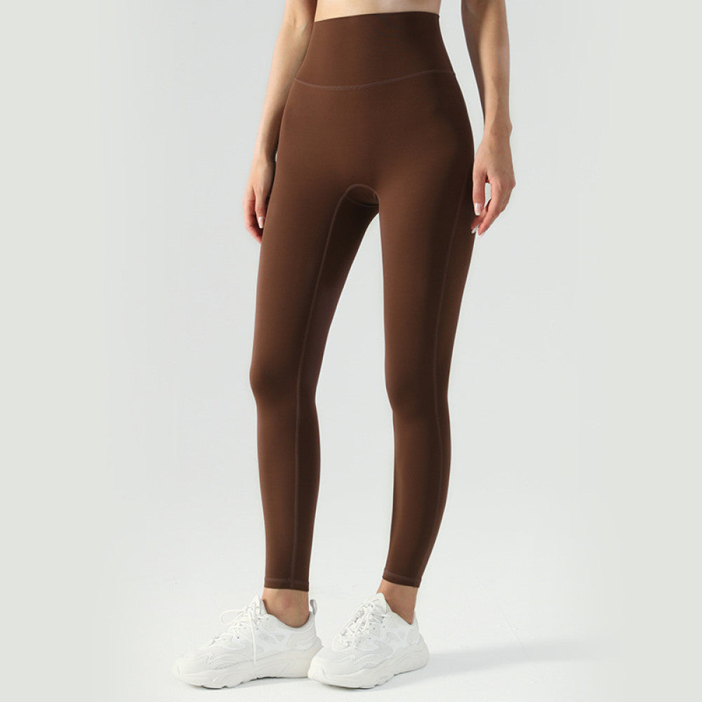 Ningbo Calorie Soft Peach Hip Yoga Pants Women s High Waist Hip Lifting Slimming Nude Tight Sports Fitness Pants image 129