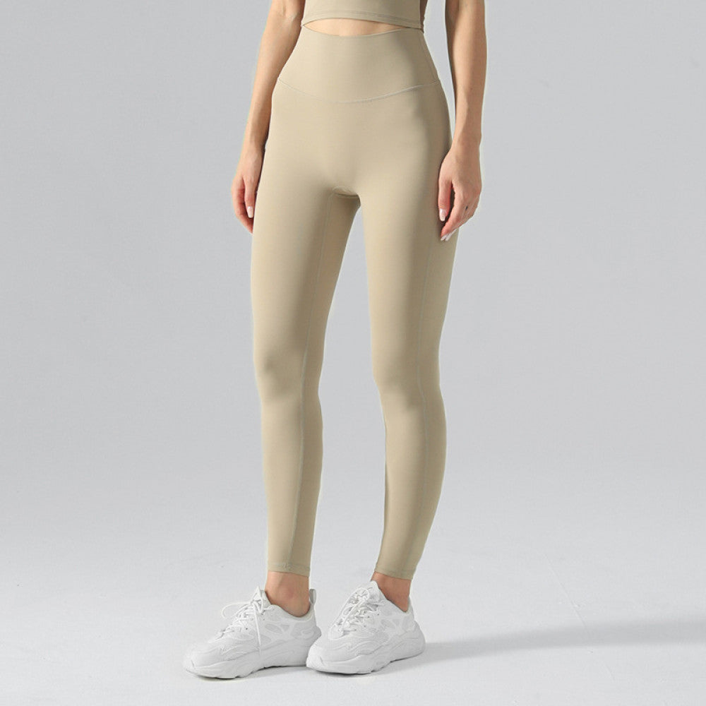 Ningbo Calorie Soft Peach Hip Yoga Pants Women s High Waist Hip Lifting Slimming Nude Tight Sports Fitness Pants image 137