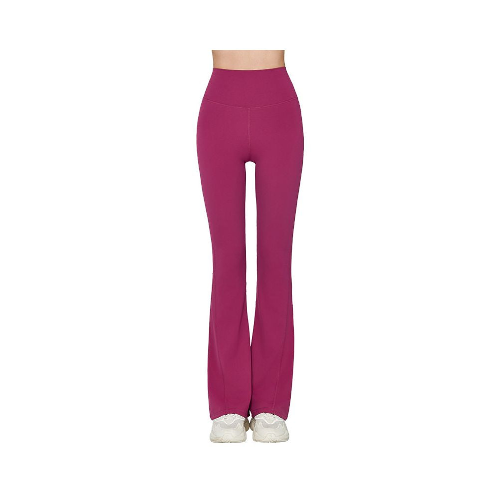 Coats line yoga flared pants medium strength tight slimming sports trousers high waist tummy control slightly flared casual wide leg pants image 5