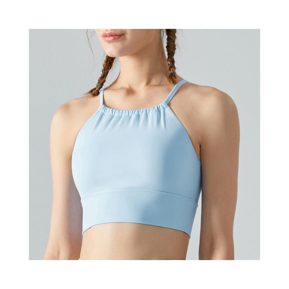 Yoyo Meat Göğüs Pedli Halter Yaka Yoga Atlet