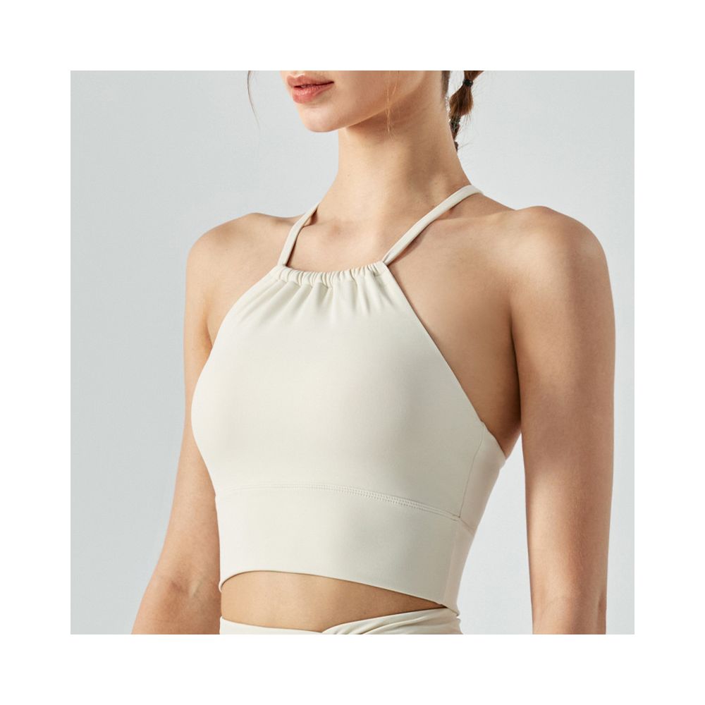 Yoyo Meat Göğüs Pedli Halter Yaka Yoga Atlet