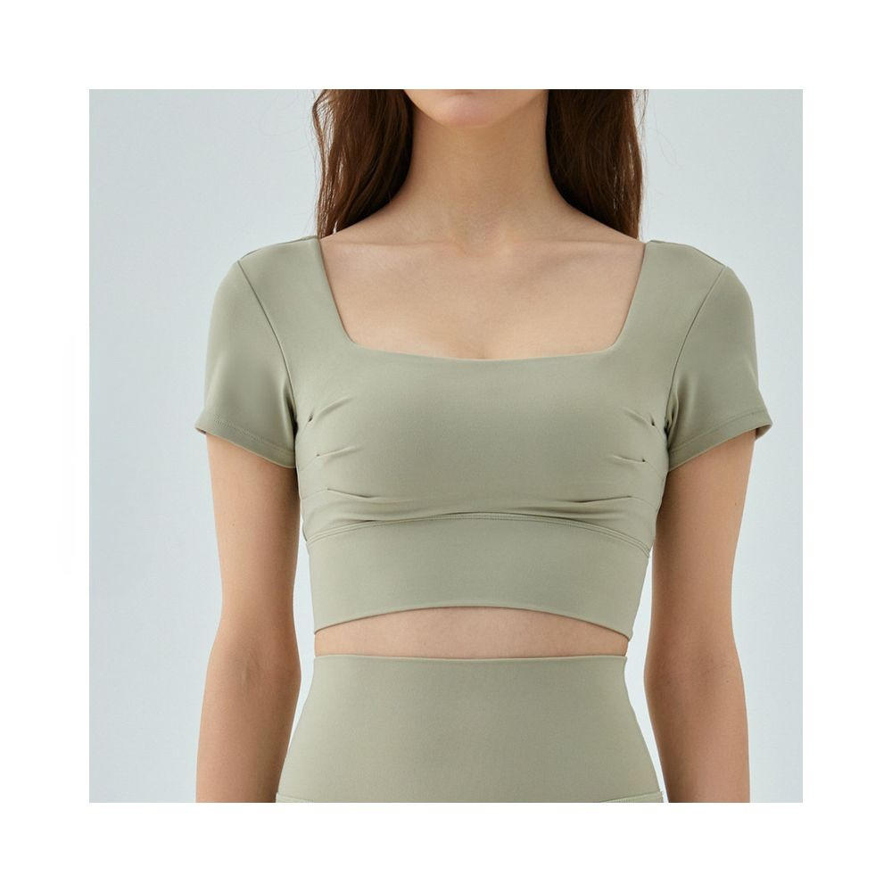 Yoyo Meat Sırt Detaylı Yoga Üstü