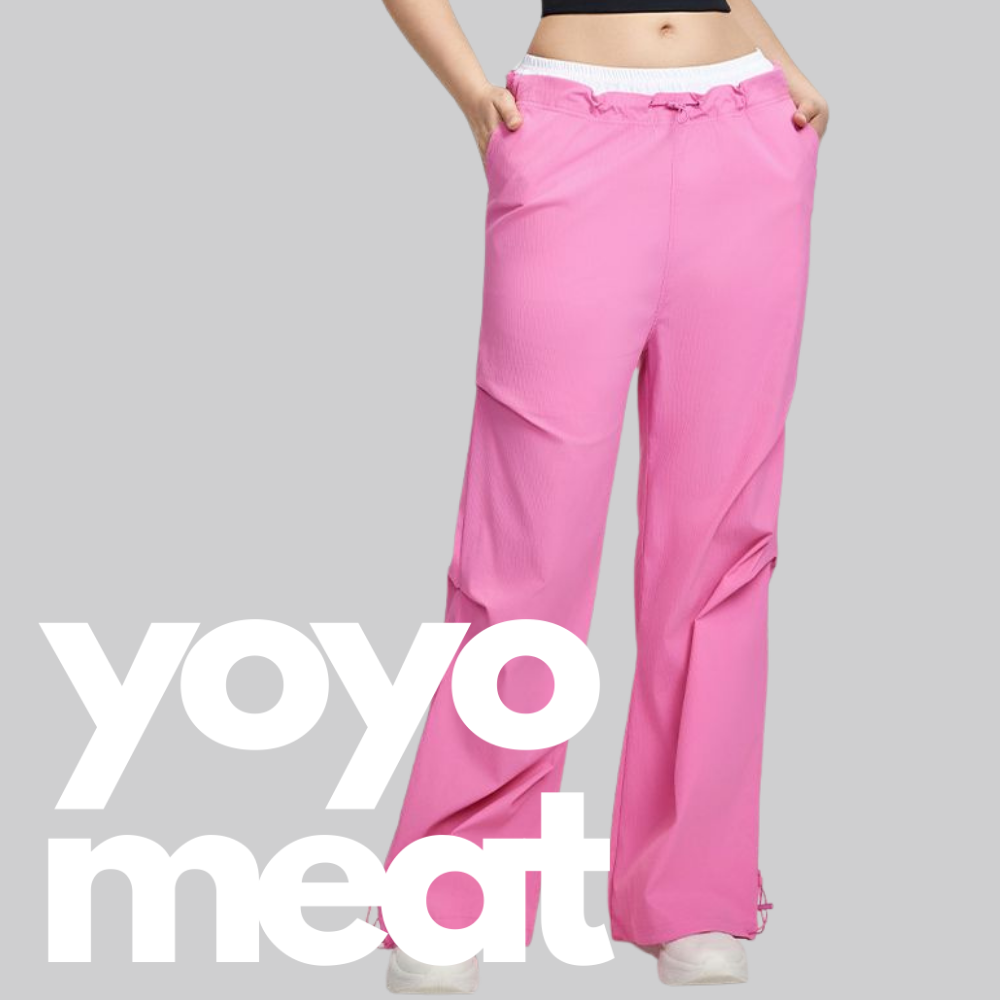 Yoyo Meat Büyük Beden Yüksek Bel Spor Pantolon