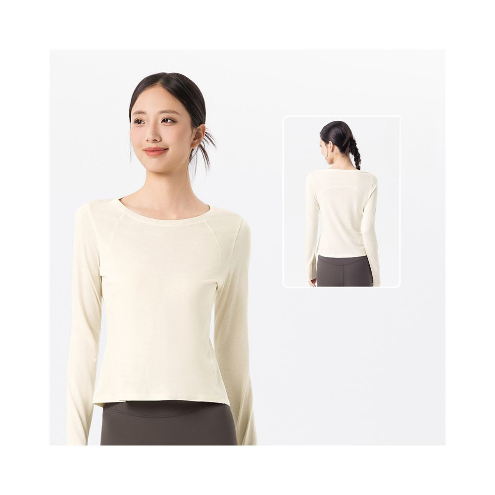 Yoyo Meat Kadın Slim Fit Uzun Kollu Yoga Üstü