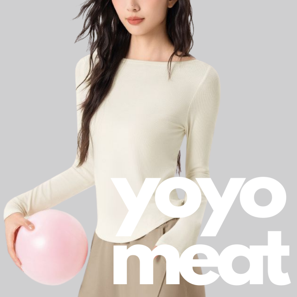 Yoyo Meat Nefes Alabilir Slim Fit Fitness Bluz