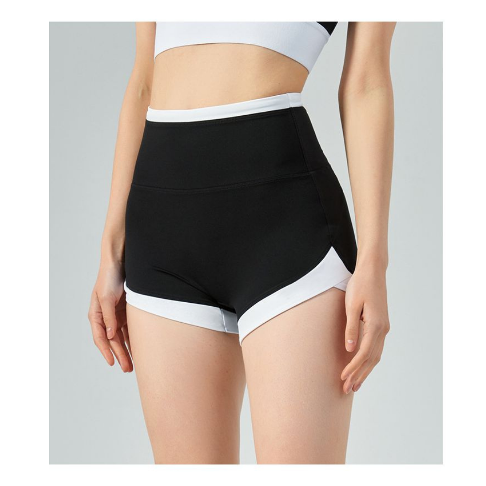 Yoyo Meat Yüksek Bel Nefes Alabilir Spor Şort