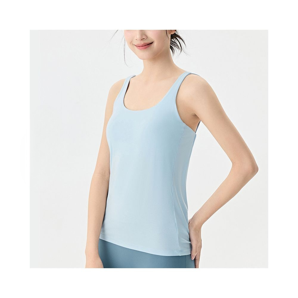 Yoyo Meat Sırt Dekolteli Göğüs Pedli Yoga Üstü