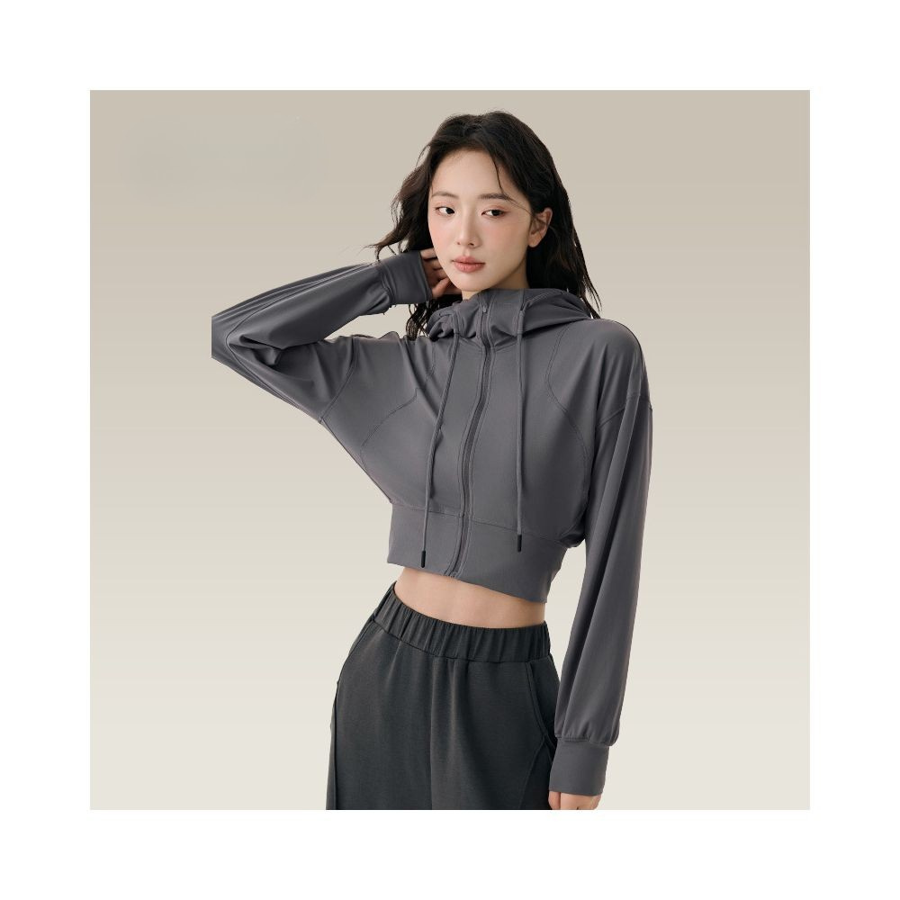 Yoyo Meat Sonbahar Kış Uzun Kollu Fitness Ceket