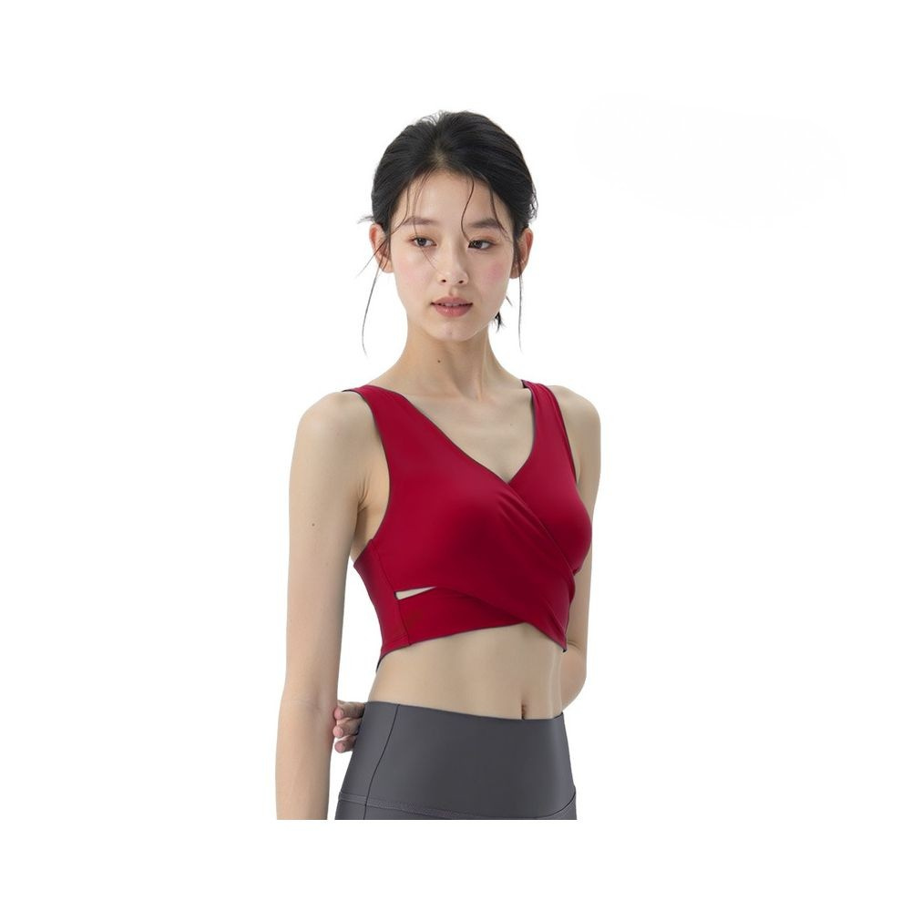 Yoyo Meat Halter Yaka Detaylı Fitness Bralet