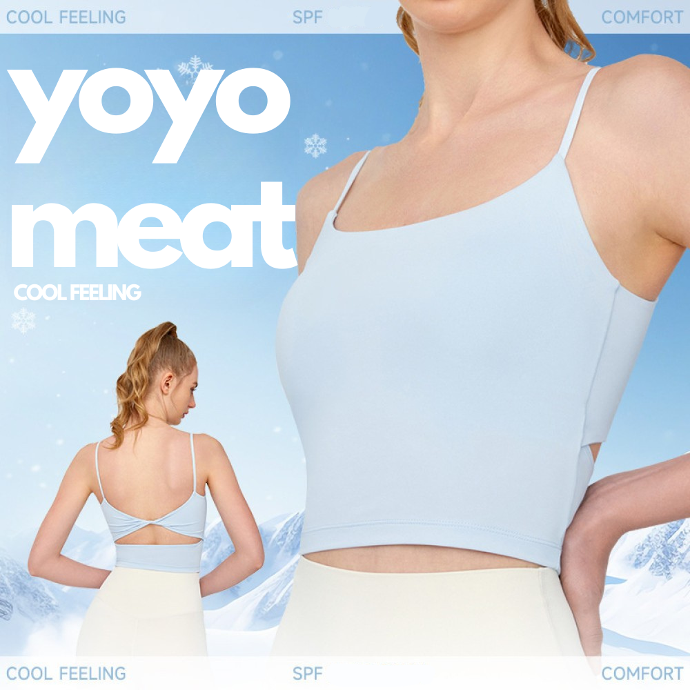 yoyo meat Cool Feeling Bra Göğüs Pedli Kelebek Sırt