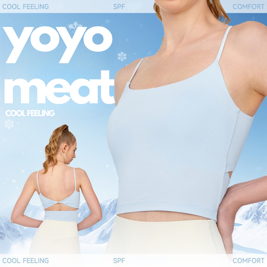 yoyo meat Cool Feeling Bra Göğüs Pedli Kelebek Sırt